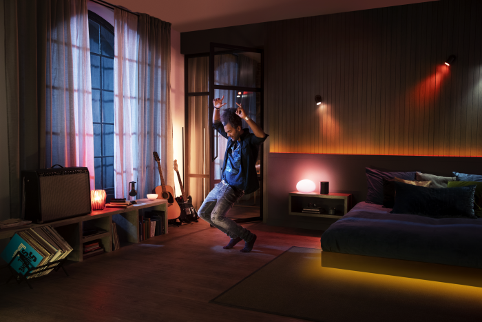 Philips Hue und Spotify arbeiten zusammen (Bild: Signify)